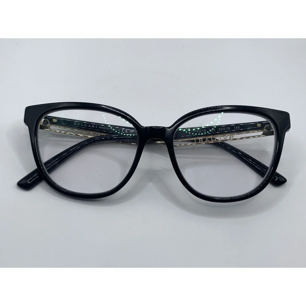 Bvlgari Eyeglasses‎ Frames Only, 4219 501, 53-16-145, Black, Made in Italy